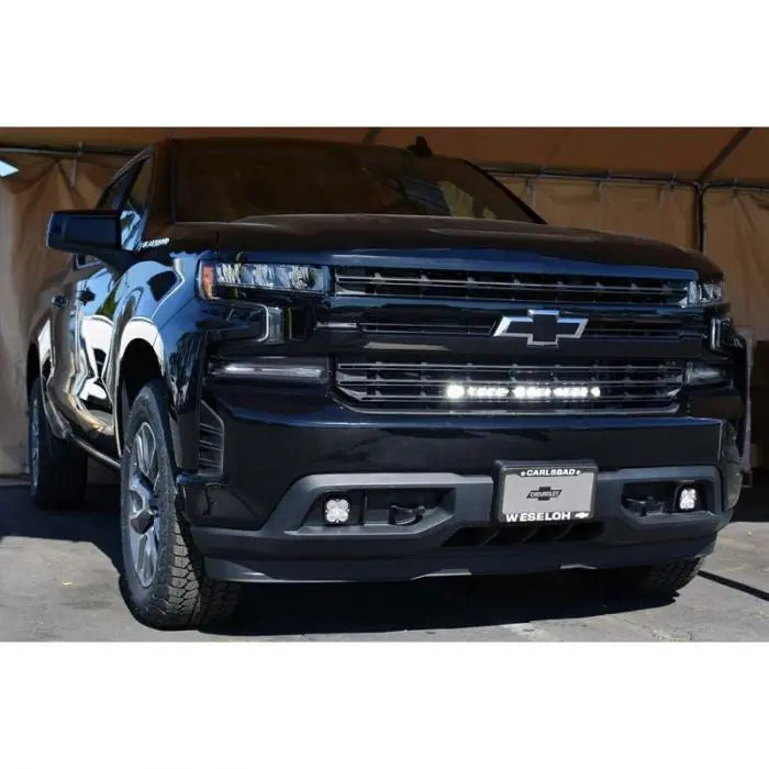 2019 Chevy Silverado S8 Grille Mount with 20" S8 LED Light Bar - Wheel Every Weekend