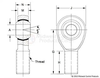 3/4" JMX Heim Joint Kit Package Poly Performance